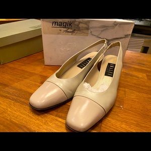 Amalfi Magik women’s sling-back heels, made in Italy, style Fatale, Size 11.5 b